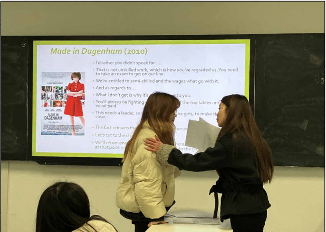 图10 基于电影片段《达格纳姆制造》进行的情景新改